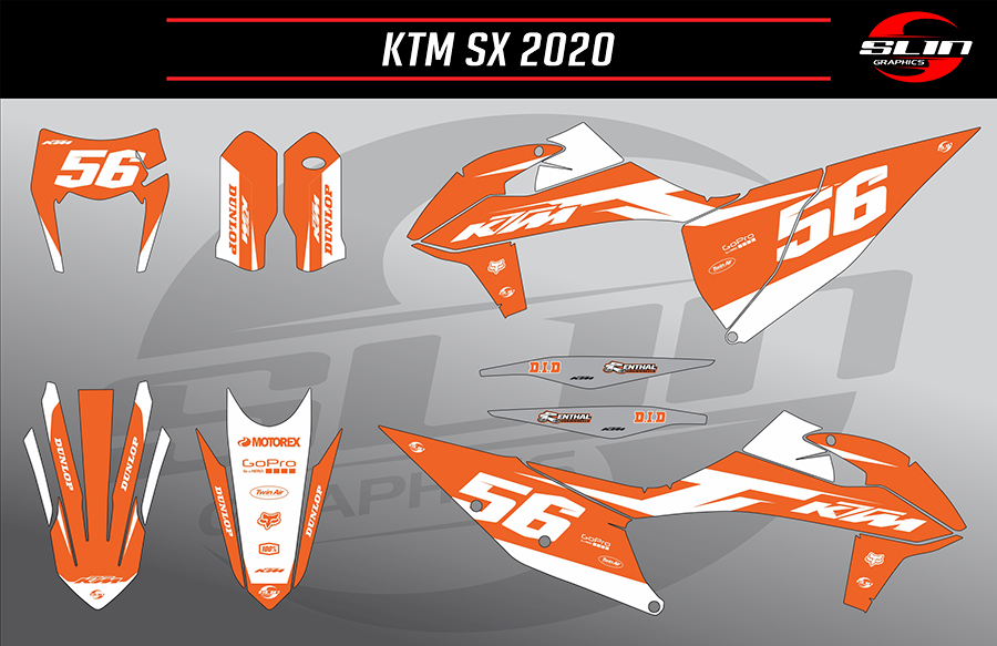 Adesivo KTM RACING logo